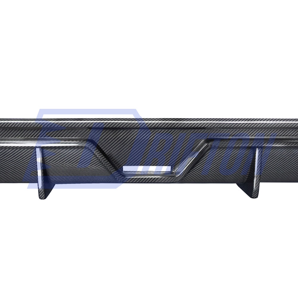 TAKD Style Dry Carbon Fiber Rear Diffuser For BMW 5 Series G60 2024-On