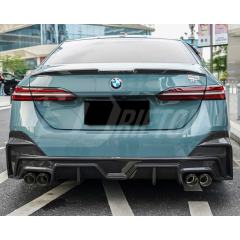 TAKD Style Dry Carbon Fiber Rear Diffuser For BMW 5 Series G60 2024-On