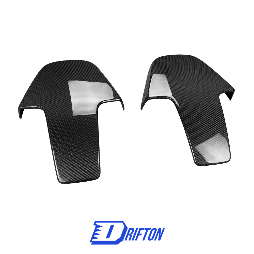 Dry Carbon Fiber Seat Headrest Back Cover Trim Kits For BMW M2 G87 M3 M4 G80 G81 G82 G83