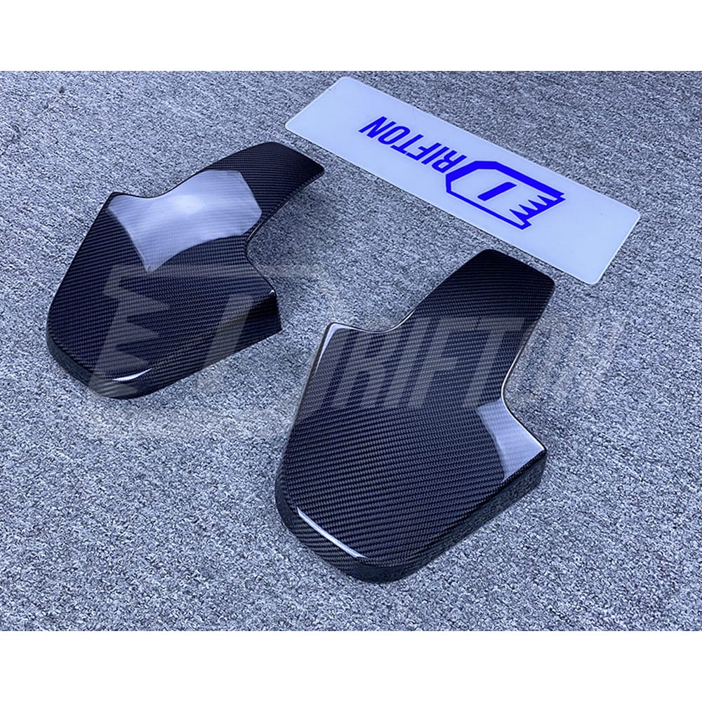 Dry Carbon Fiber Seat Headrest Back Cover Trim Kits For BMW M2 G87 M3 M4 G80 G81 G82 G83