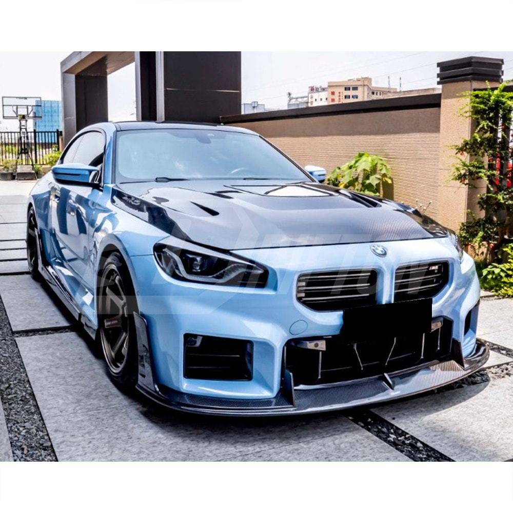 CMST Style Dry Carbon Fiber Front Lip For BMW G87 M2 2023