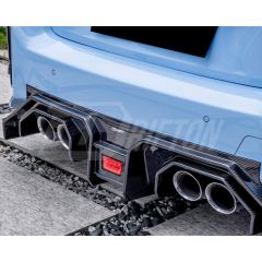 CMST Style Dry Carbon Fiber Rear Diffuser For BMW G87 M2 2023