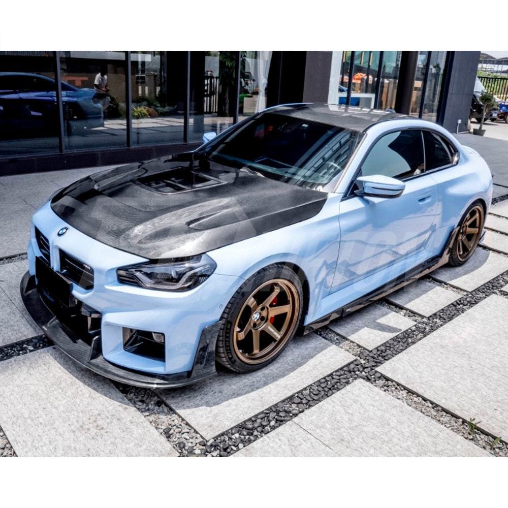 CMST Style Dry Carbon Fiber Front Lip For BMW G87 M2 2023