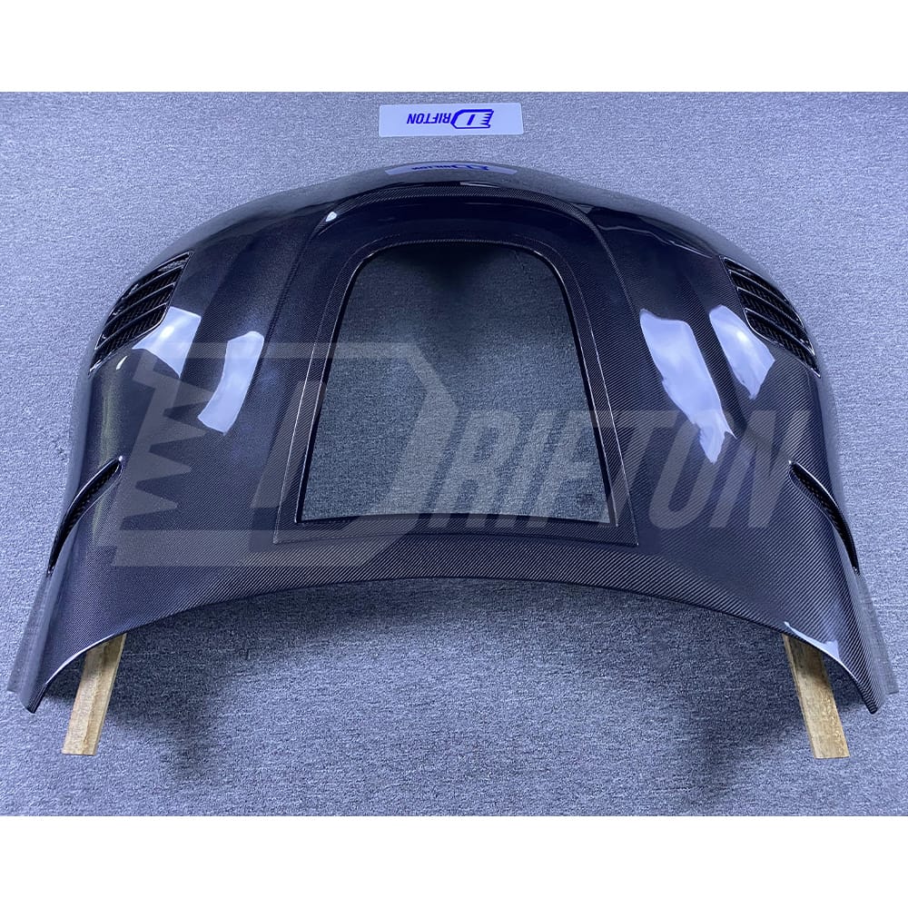 CMST Style Carbon Fiber Glass Transparent Hood For Toyota Supra MK5 A90 A91 GR 2019-2024