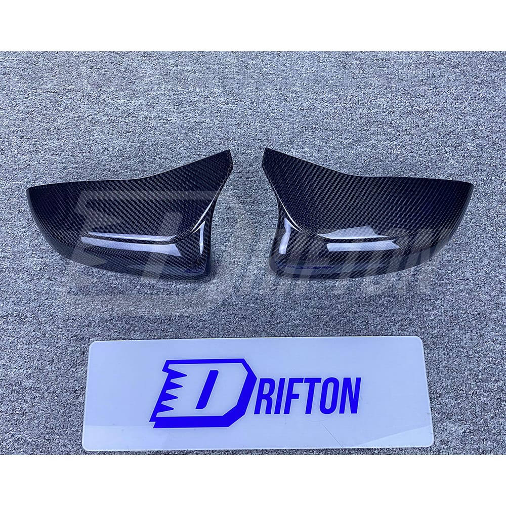 Dry Carbon Fiber Replacement Side Mirror Cover For BMW 5 Series F90 M5 LHD RHD 2017-2023