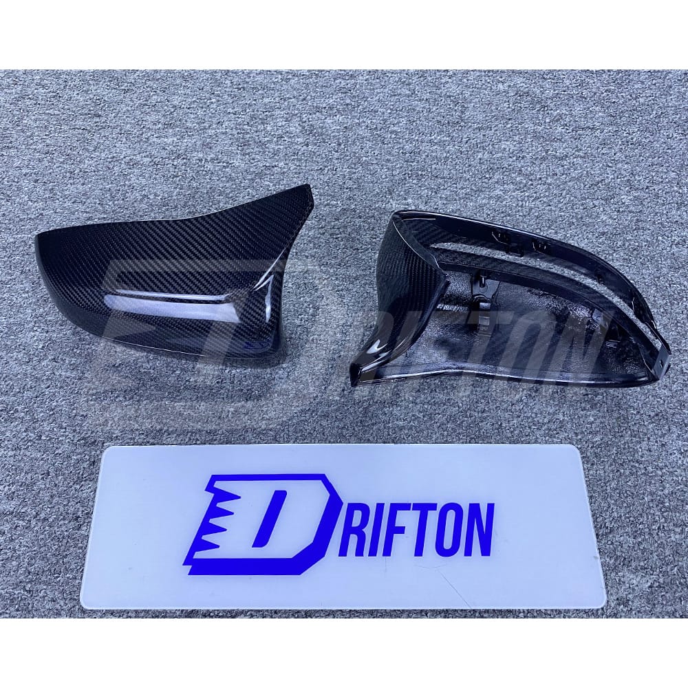 Dry Carbon Fiber Replacement Side Mirror Cover For BMW 5 Series F90 M5 LHD RHD 2017-2023