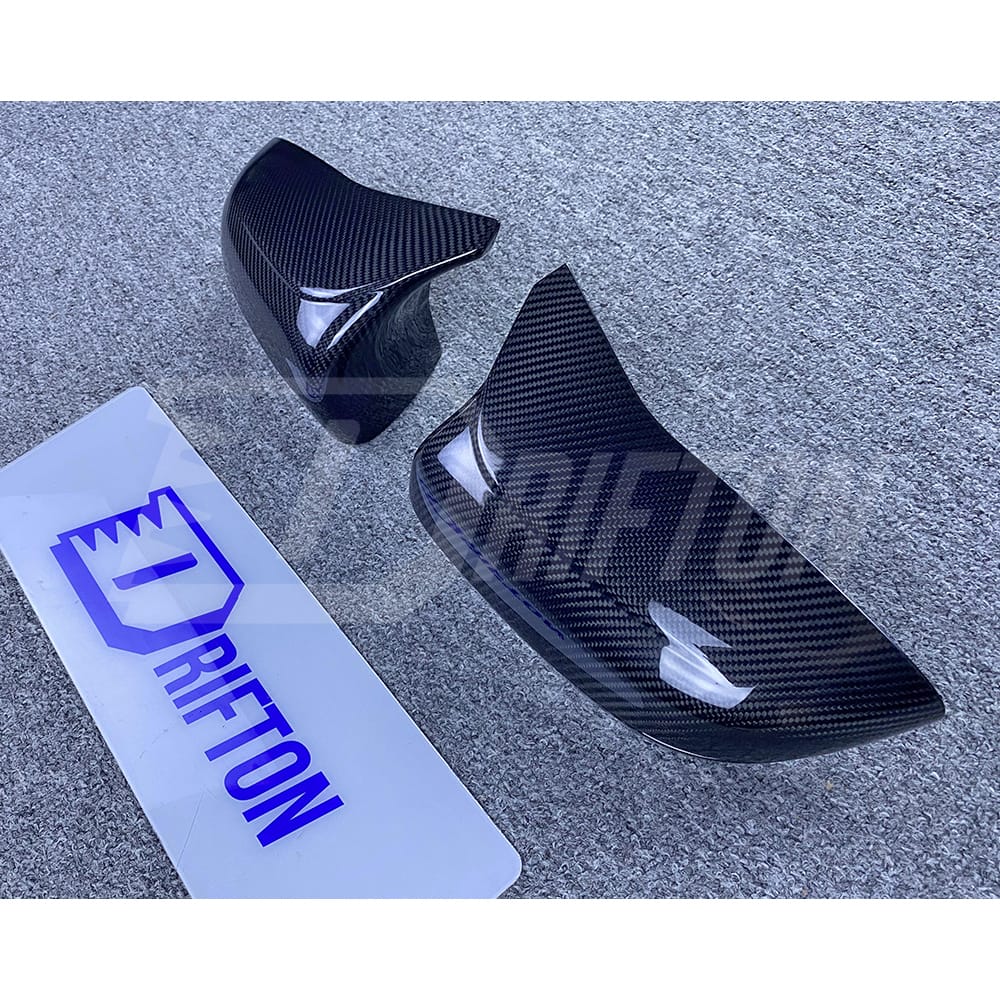 Dry Carbon Fiber Replacement Side Mirror Cover For BMW 5 Series F90 M5 LHD RHD 2017-2023