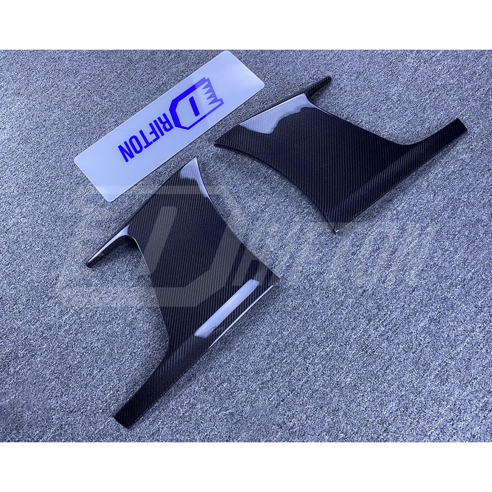 MY17 Top Secret Style Carbon Fiber Rear Fender Splitter For Nissan R35 GTR 2008-2019