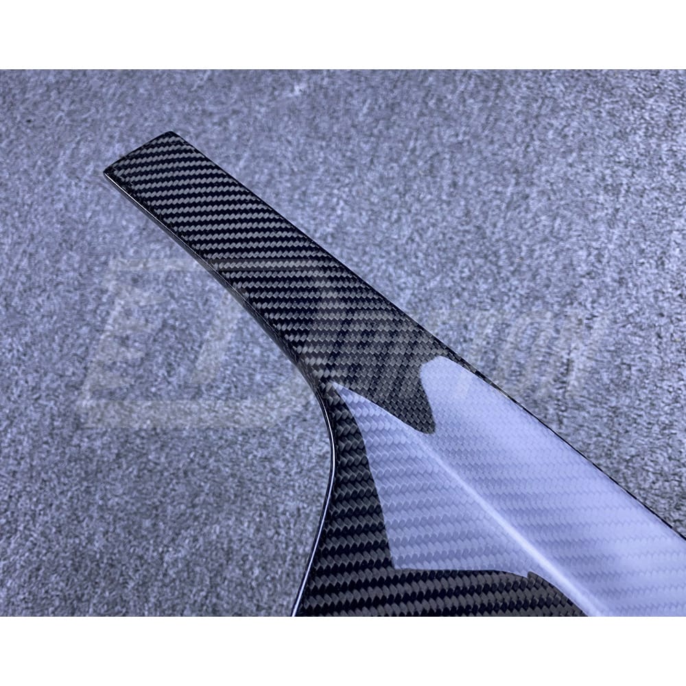 MY17 Top Secret Style Carbon Fiber Rear Fender Splitter For Nissan R35 GTR 2008-2019
