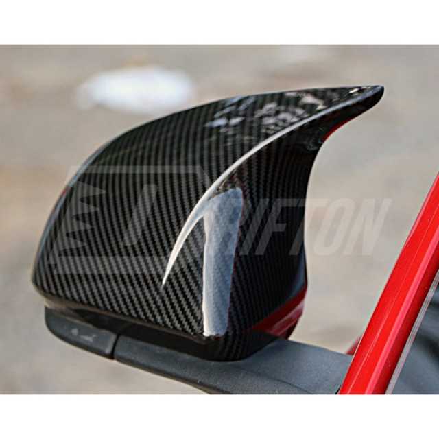 AN Style Carbon Fiber Mirror Cover For Ford Mustang Gen6 S550.1 S550.2 2015-2023