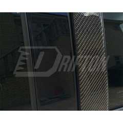 Honeycomb Weave Dry Carbon Fiber A B C Pillar Cover For INFINITI Q50 2013-2024