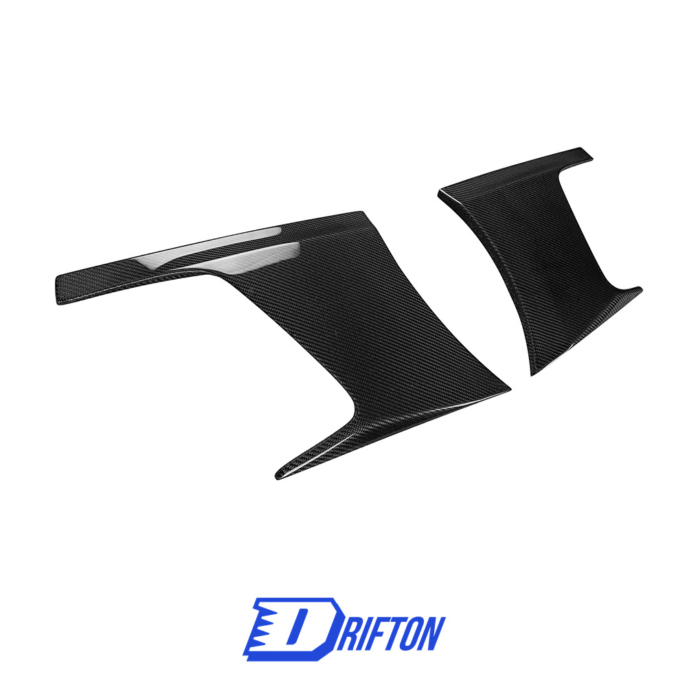 MY17 Top Secret Style Carbon Fiber Rear Fender Splitter For Nissan R35 GTR 2008-2026