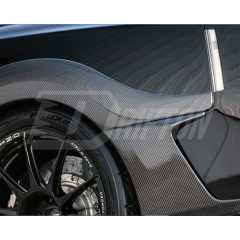 MY17 Top Secret Style Carbon Fiber Rear Fender Splitter For Nissan R35 GTR 2008-2026