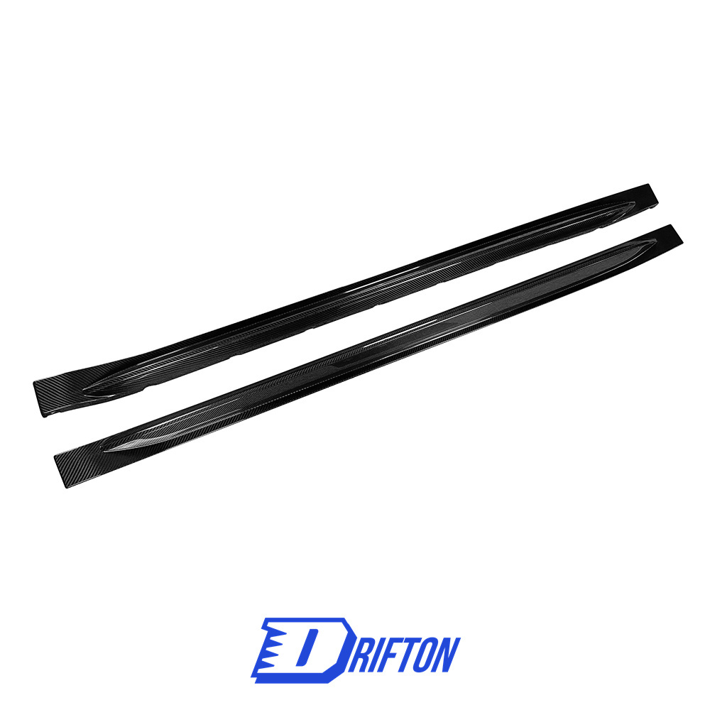 OEM Style Dry Carbon Fiber Side Skirt For BMW G80 M3 2020-2024