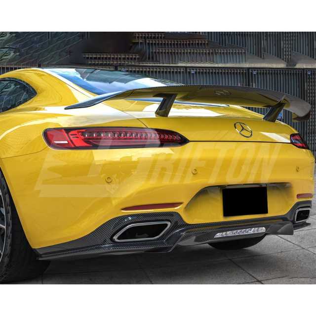 Paktechz V2 Style Carbon Fiber Rear Spoiler For Mercedes-Benz AMG GT GTS 2015-2016