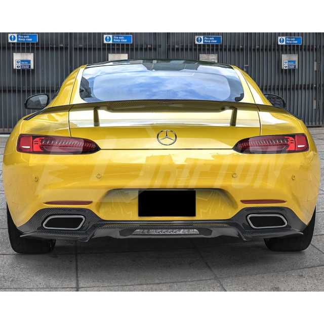 Paktechz V2 Style Carbon Fiber Rear Spoiler For Mercedes-Benz AMG GT GTS 2015-2016