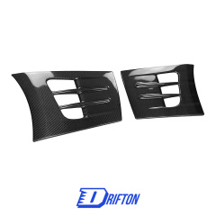 Top Secret Style Carbon Fiber Rear Fender Splitter For Nissan R35 GTR 2008-2026