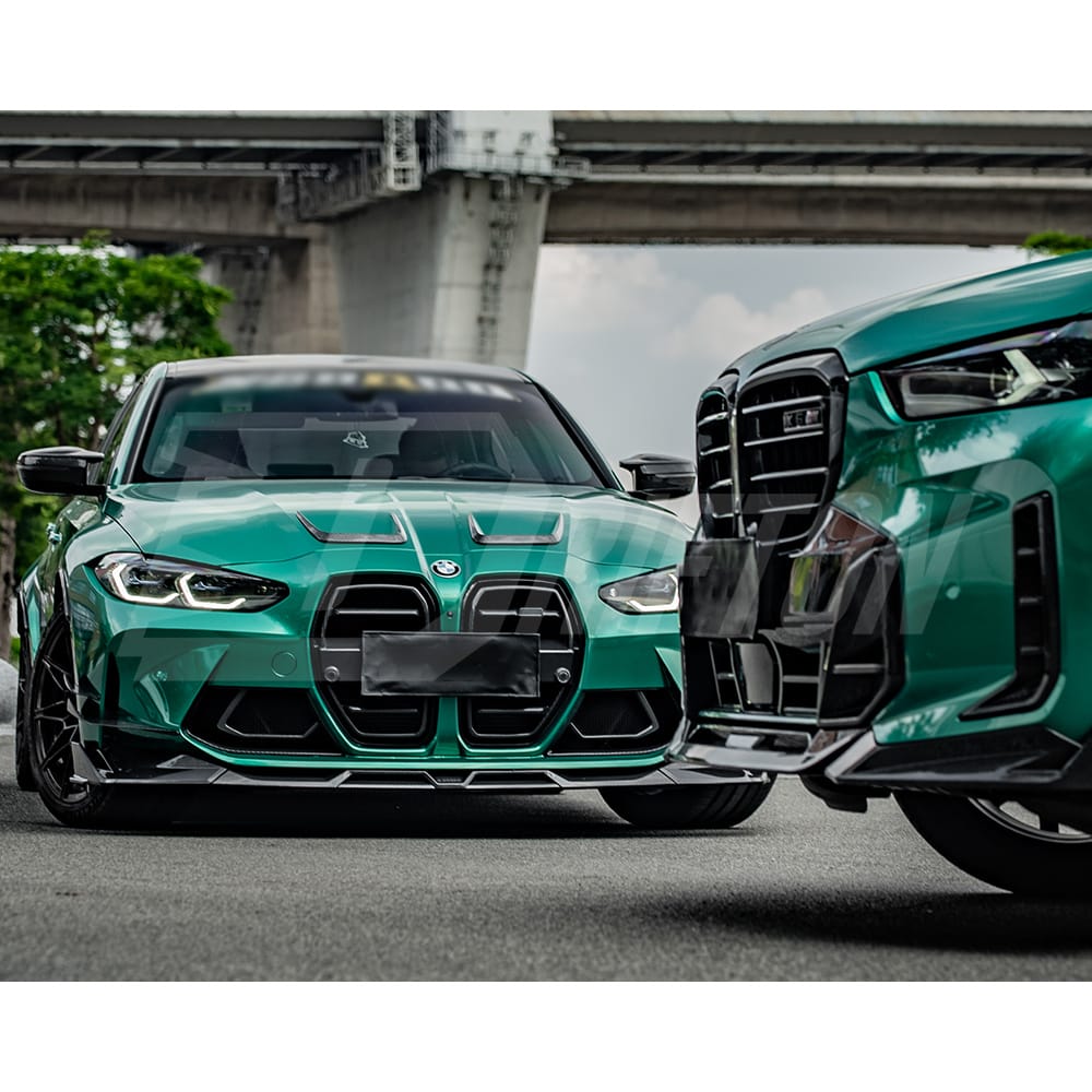 SQ Style Dry Carbon Fiber Front Lip For BMW G82 G83 M4 G80 G81 M3 2020-2024