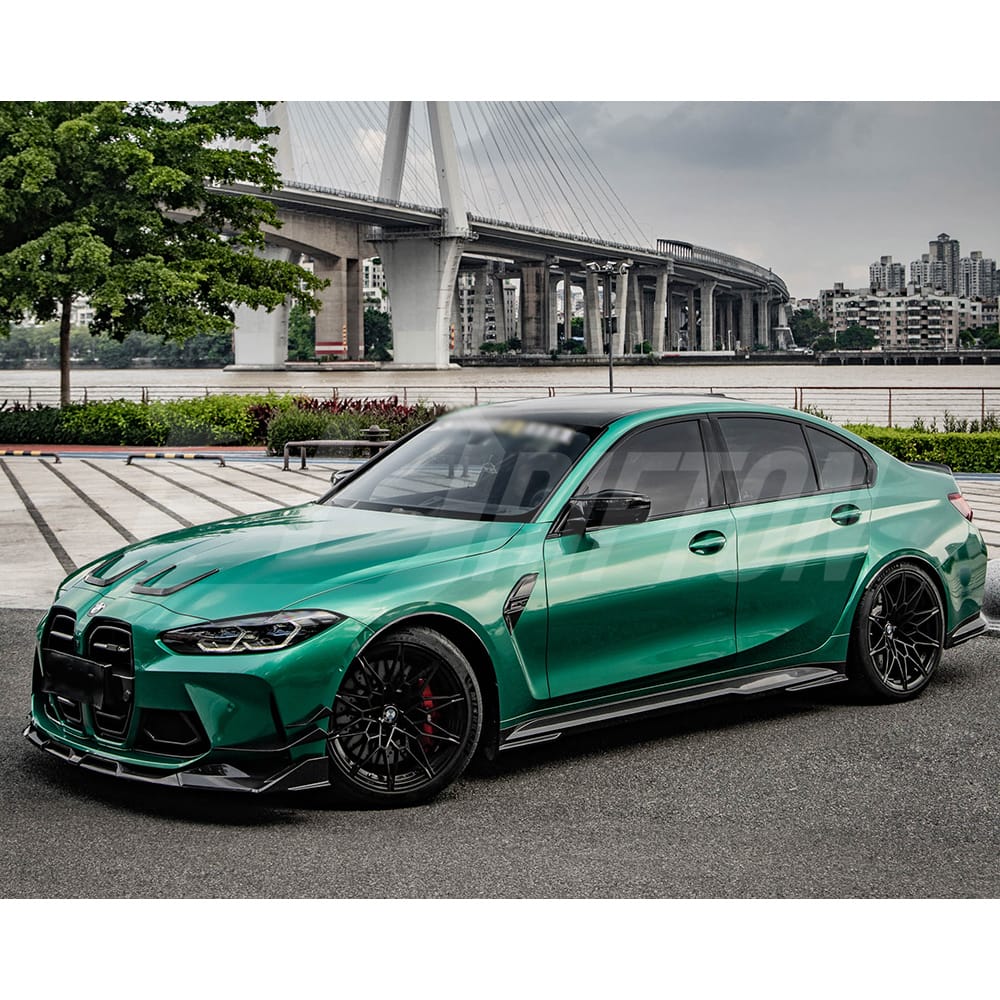 SQ Style Dry Carbon Fiber Front Lip For BMW G82 G83 M4 G80 G81 M3 2020-2024