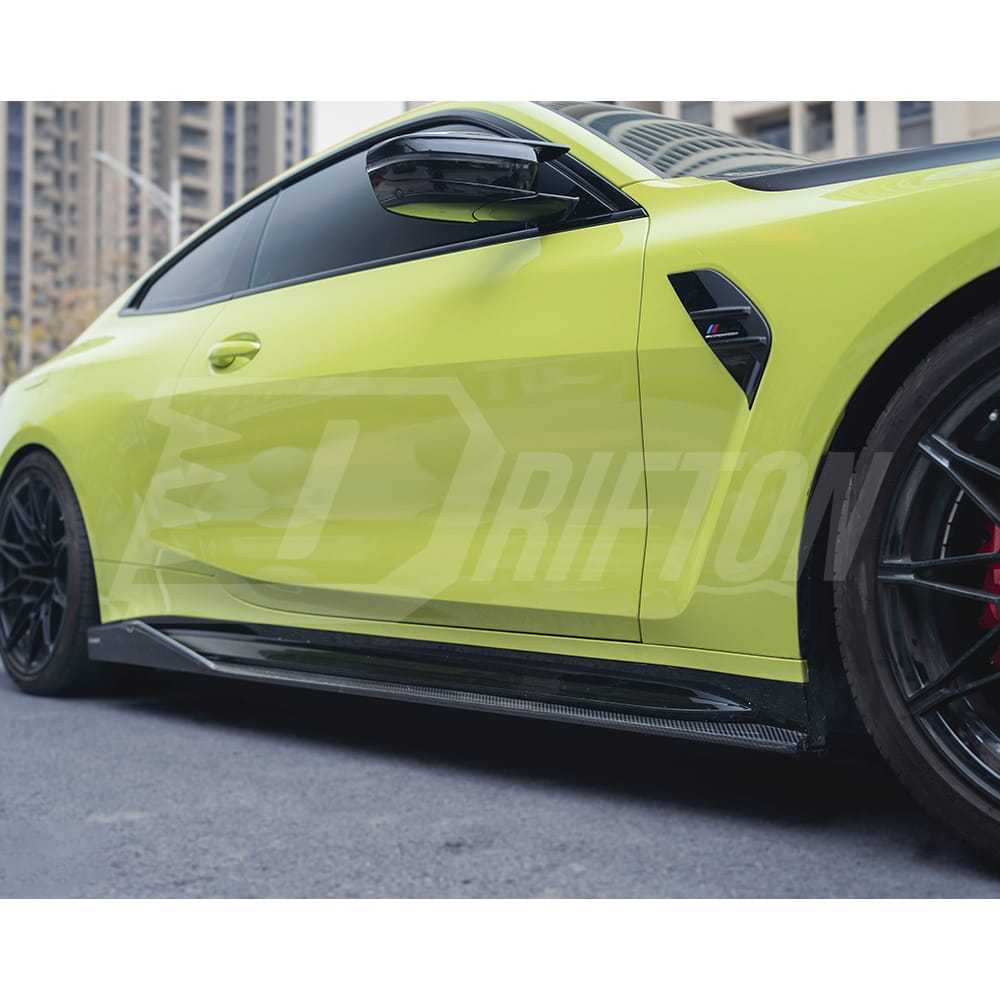 CMST Style Dry Carbon Fiber Side Skirt For BMW G82 G83 M4 2020-2024