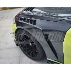 CMST Style Dry Carbon Fiber Front Canards For BMW G82 M4 G80 M3 2020-2024
