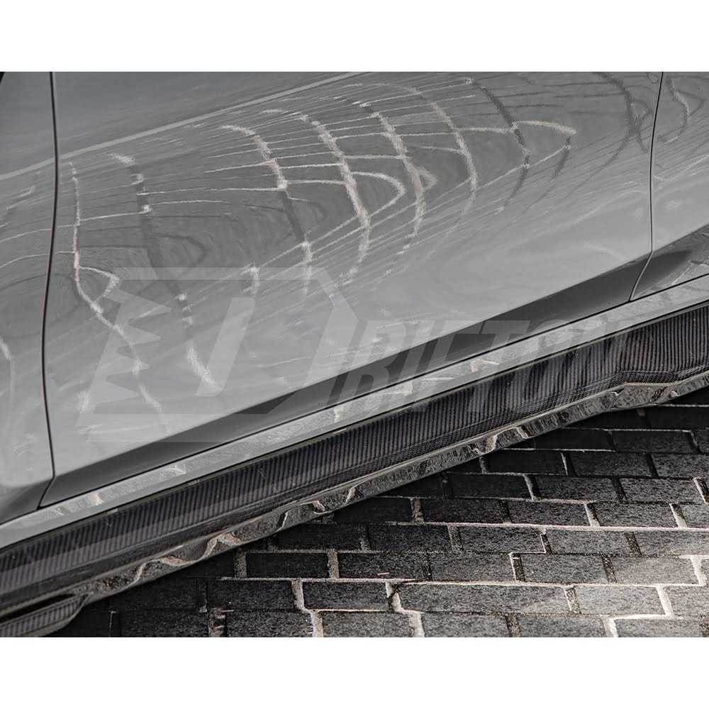 SQ Style Dry Carbon Fiber Side Skirt For BMW G80 G81 M3 2020-2024