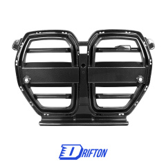 SQV Style Dry Carbon Fiber Front Grille For BMW G80 G81 M3 G82 G83 M4 2020-2024