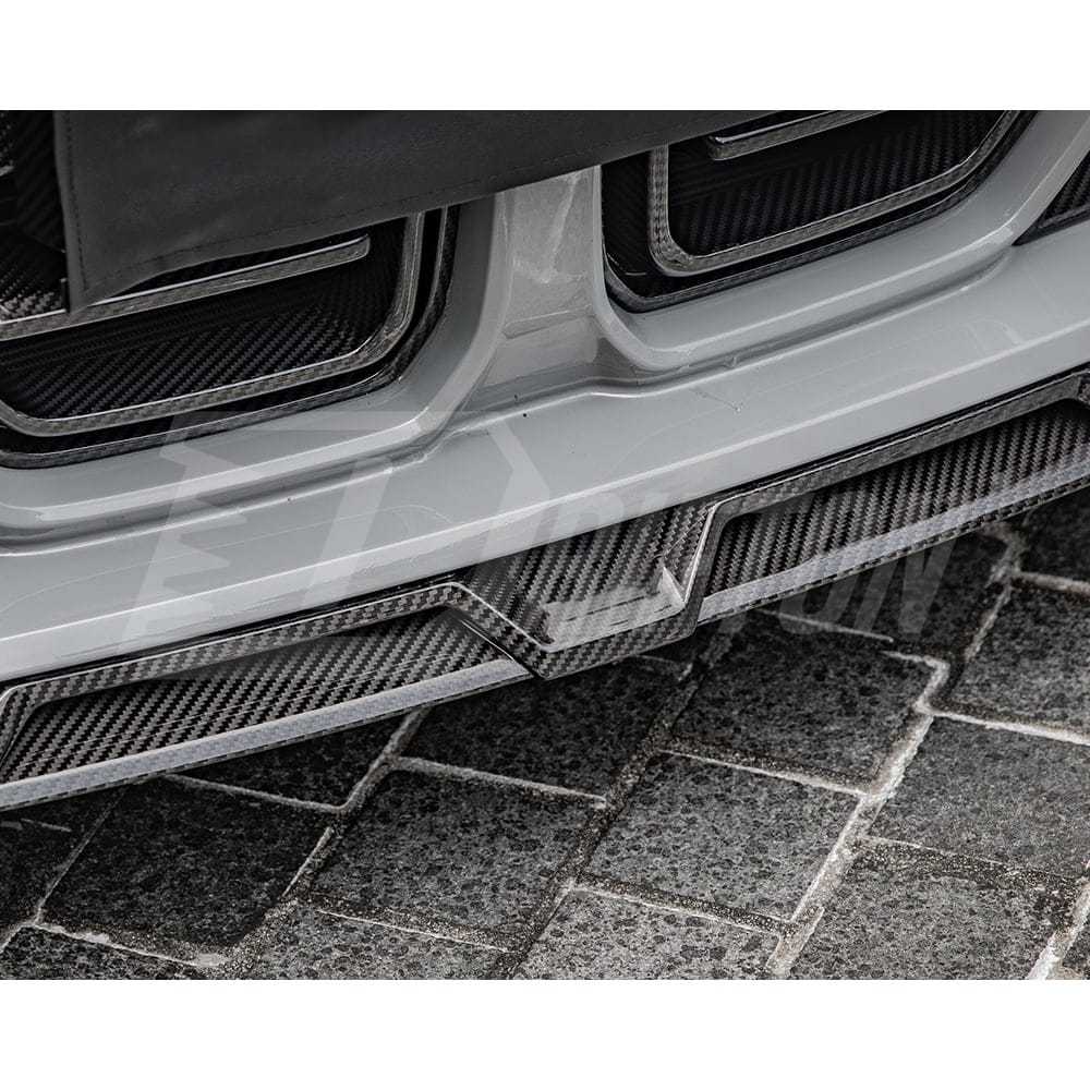 SQ Style Dry Carbon Fiber Front Lip For BMW G82 G83 M4 G80 G81 M3 2020-2024