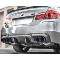 V2 Style Carbon Fiber Rear Diffuser For BMW 5 Series F10 F18 2010-2016