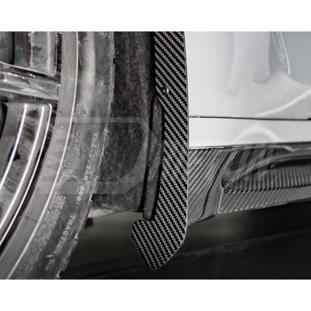 SQ Style Dry Carbon Fiber Front Mud Flaps Trim For BMW G80 G81 M3 2020-2024