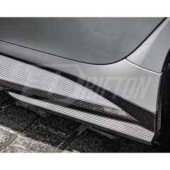 SQ Style Dry Carbon Fiber Side Skirt For BMW G80 G81 M3 2020-2024