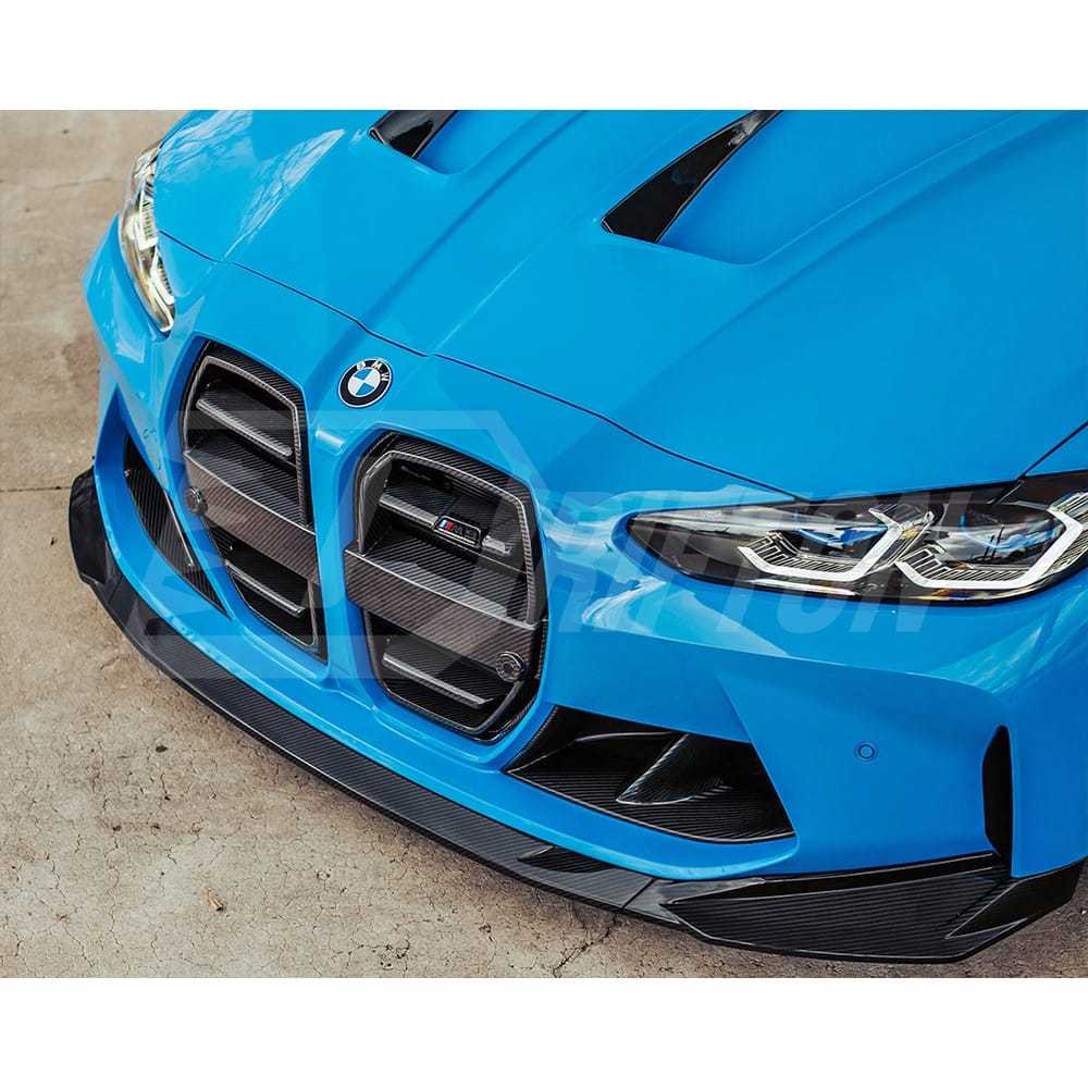 SQV Style Dry Carbon Fiber Front Grille For BMW G80 G81 M3 G82 G83 M4 2020-2024