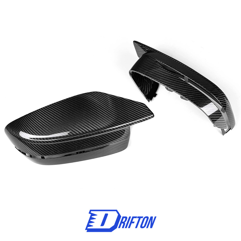 Dry Carbon Fiber Replace Mirror Cover For BMW G82 M4 G80 M3 2020-2024 RHD