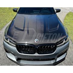 CS Style Dry Carbon Fiber Hood For BMW F90 M5 2017-2023