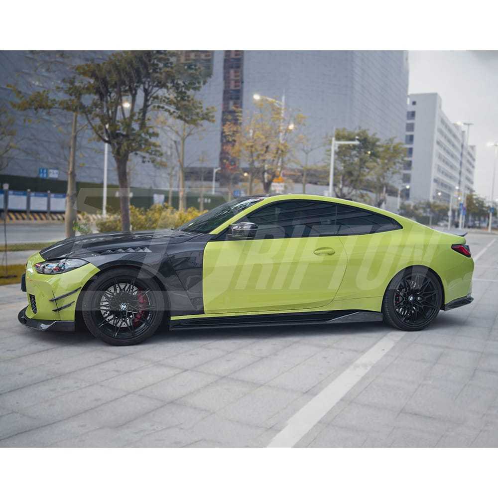 CMST Vented Style Dry Carbon Fiber Front Fender For BMW G80 M3 G82 M4 2020-2024