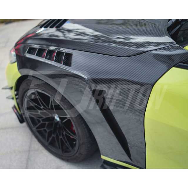 CMST Vented Style Dry Carbon Fiber Front Fender For BMW G80 M3 G82 M4 2020-2024