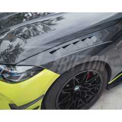 CMST Style Dry Carbon Fiber Front Canards For BMW G82 M4 G80 M3 2020-2024