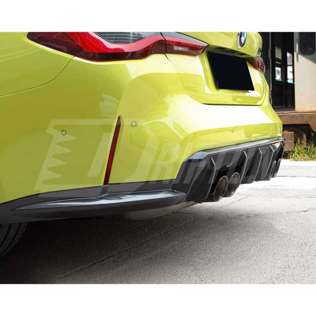 OEM Style Dry Carbon Fiber Rear Splitter For BMW G82 G83 M4 G80 G81 M3 2020-2024