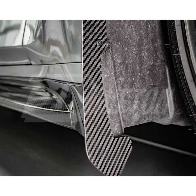 SQ Style Dry Carbon Fiber Front Mud Flaps Trim For BMW G80 G81 M3 2020-2024