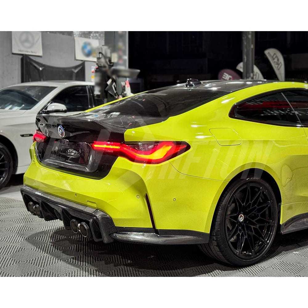 CSL Style Dry Carbon Fiber Rear Trunk Boot Lid For BMW G82 M4 2020-2024