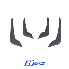 CMST Style Dry Carbon Fiber Front Canards For BMW G82 M4 G80 M3 2020-2024