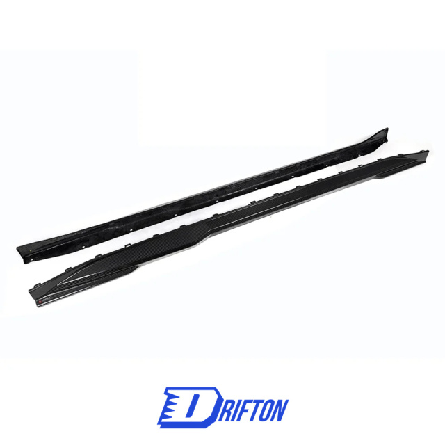 SQ Style Dry Carbon Fiber Side Skirt For BMW G80 G81 M3 2020-2024