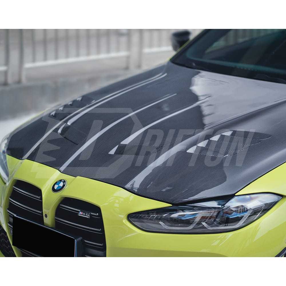 CMST Vented Style Carbon Fiber Hood For BMW G80 M3 G82 M4 2020-2024