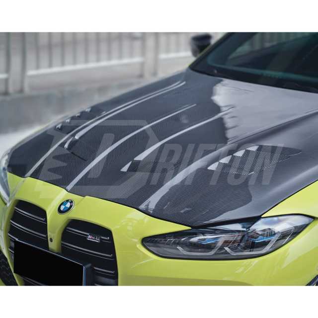 CMST Vented Style Carbon Fiber Hood For BMW G80 M3 G82 M4 2020-2024