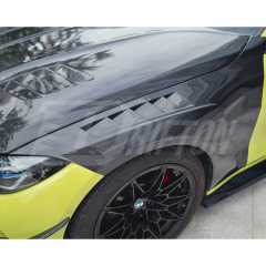 CMST Vented Style Dry Carbon Fiber Front Fender For BMW G80 M3 G82 M4 2020-2024