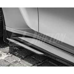SQ Style Dry Carbon Fiber Side Skirt For BMW G80 G81 M3 2020-2024