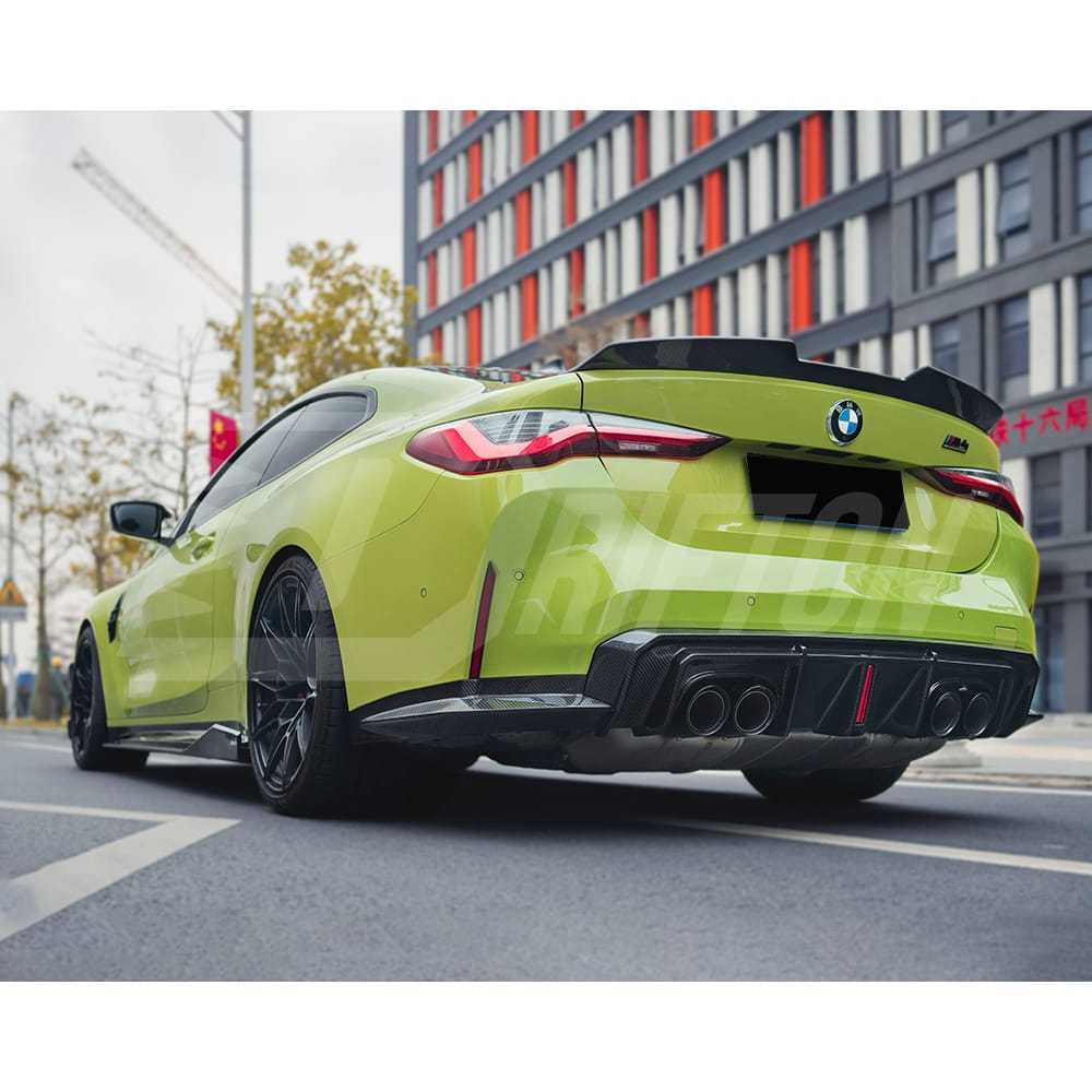 CMST Style Dry Carbon Fiber Rear Diffuser For BMW G82 M4 G80 M3 2020-2024