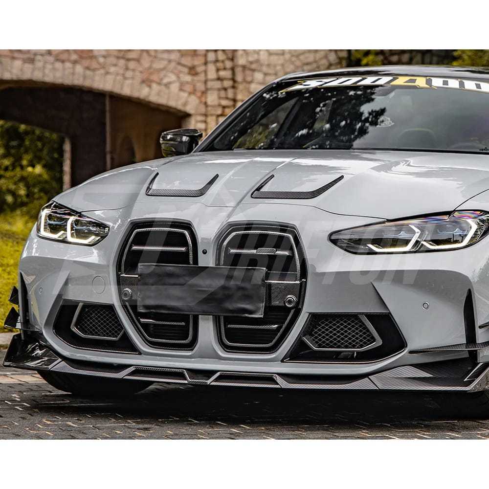 SQ Style Dry Carbon Fiber Front Lip For BMW G82 G83 M4 G80 G81 M3 2020-2024