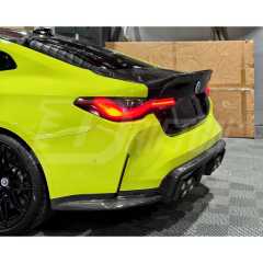 CSL Style Dry Carbon Fiber Rear Trunk Boot Lid For BMW G82 M4 2020-2024