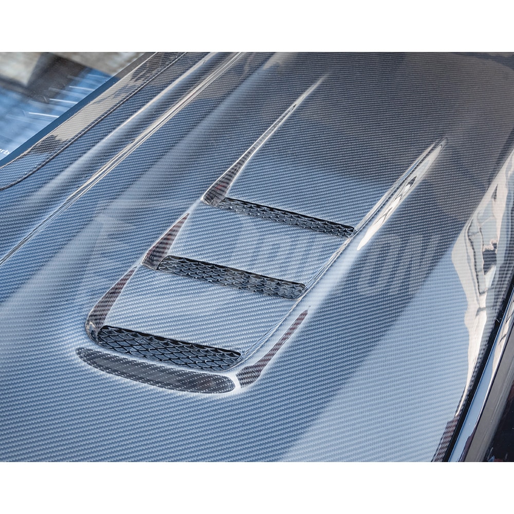 CMST Style Carbon Fiber Glass Transparent Hood Bonnet For BMW 3 Series G20 2019-2025